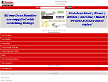 Tablet Screenshot of cooksonhardware.com